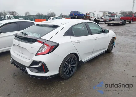 2021 Honda Civic Sport из США, поврежденный, VIN SHHFK7H46MU407749